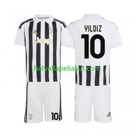 Jalkapallo Pelipaidat/Peliasut Juventus Kenan Yildiz 10 Lasten Kotipaita 2026-2027 Lyhythihainen